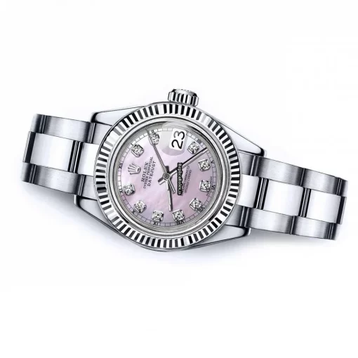 Top Fake Rolex Lady-datejust 68274 Automatic Movement 26mm Steel Case Womens Watch - Image 2