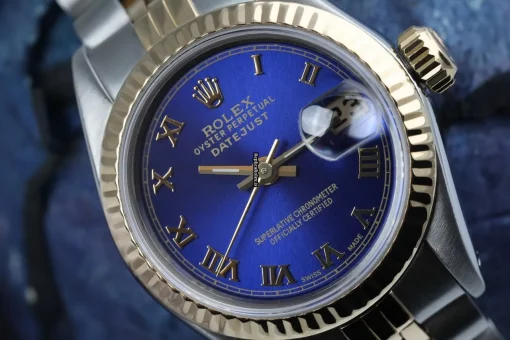 Fine Fake Rolex Lady-datejust 69173 Automatic Movement 26mm Gold/steel Case Womens Watch