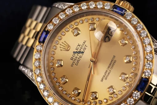 Perfect Replica Rolex Datejust 16233 Automatic Movement 36mm Gold/steel Case Mens/unisex Watch - Image 2