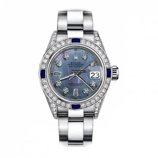 Offering Fakes Rolex Oyster Perpetual Lady Date 69160 Automatic Movement 26mm Steel Case Womens Watch