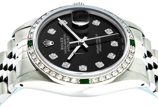 Trustworthy Replica Rolex Datejust Caliber 3035 Automatic Movement 36mm Steel Case Mens/unisex Watch - Image 3