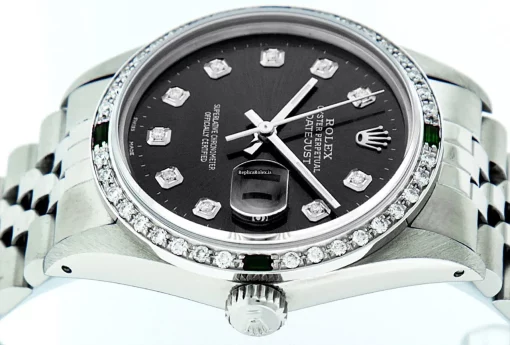 Trustworthy Replica Rolex Datejust Caliber 3035 Automatic Movement 36mm Steel Case Mens/unisex Watch - Image 4