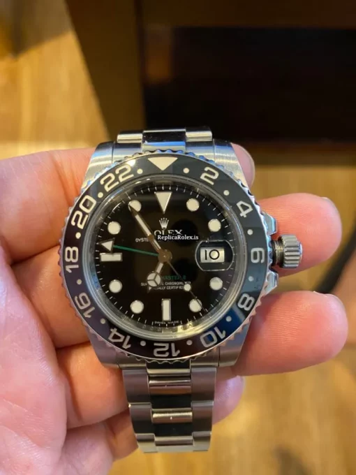 Aaa Fake Rolex Gmt-master II 116710ln Caliber 3186 Automatic Movement 40mm Steel Case Mens/unisex Watch - Image 11