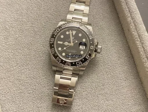 Aaa Fake Rolex Gmt-master II 116710ln Caliber 3186 Automatic Movement 40mm Steel Case Mens/unisex Watch - Image 2