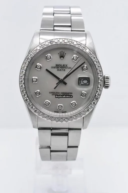 Incredible Replica Rolex Oyster Perpetual Date 1500 Caliber 1570 Automatic Movement 34mm Steel Case Mens/unisex Watch