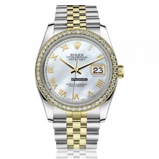 Cool Replica Rolex Datejust 16013 Automatic Movement 36mm Gold/steel Case Mens/unisex Watch