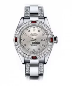 Inexpensive Fake Rolex Oyster Perpetual Lady Date 69160 Automatic Movement 26mm Steel Case Womens Watch