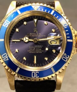 Perfect Replica Rolex Submariner Date 1680 Automatic Movement 40mm Yellow Gold Case Mens/unisex Watch