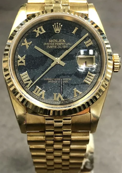 Marvellous Replica Rolex Datejust 16238 Automatic Movement 36mm Yellow Gold Case Mens/unisex Watch - Image 2