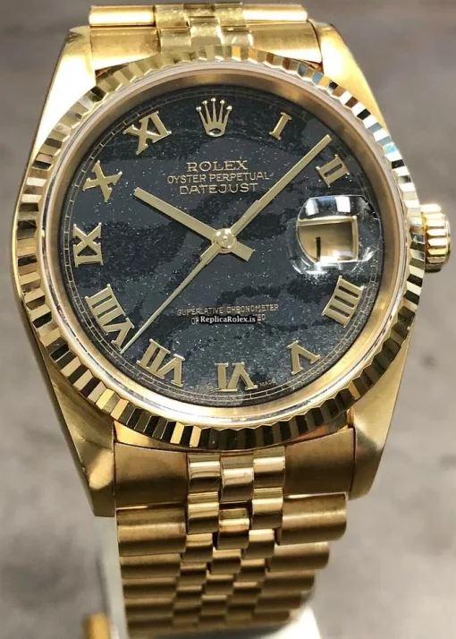 Marvellous Replica Rolex Datejust 16238 Automatic Movement 36mm Yellow Gold Case Mens/unisex Watch - Image 3