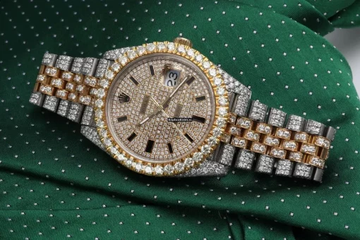 Wonderful Replica Rolex Datejust 126303 Automatic Movement 41mm Gold/steel Case Mens/unisex Watch - Image 3