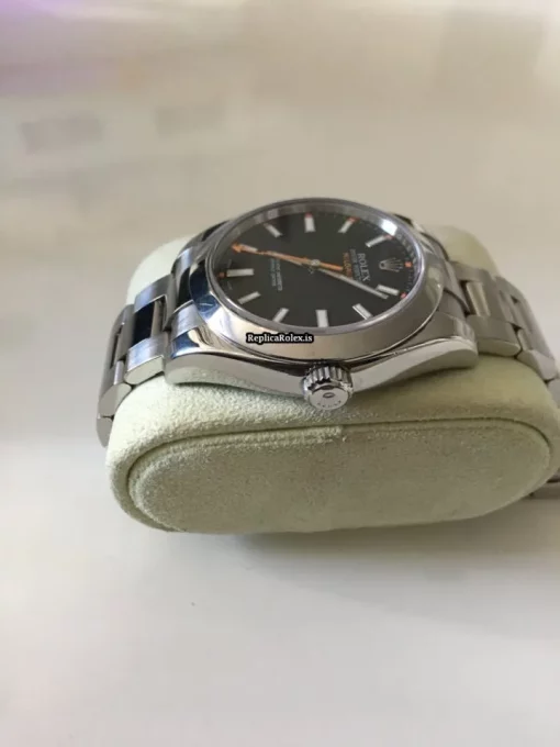 Marvellous Fake Rolex Milgauss 116400 Caliber 3131 Automatic Movement 40mm Steel Case Mens/unisex Watch - Image 4
