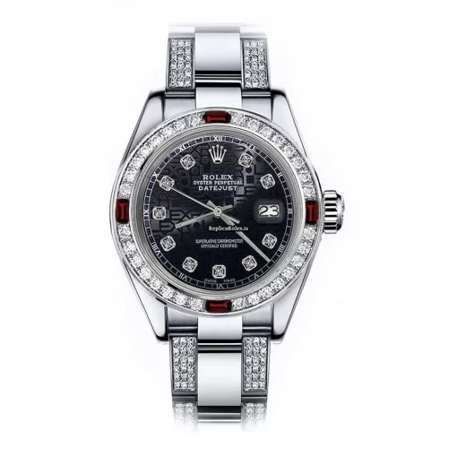 Amazing Clone Rolex Oyster Perpetual Lady Date 69160 Automatic Movement 26mm Steel Case Womens Watch