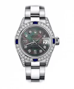 Amazing Replica Rolex Oyster Perpetual Lady Date 69160 Automatic Movement 26mm Steel Case Womens Watch