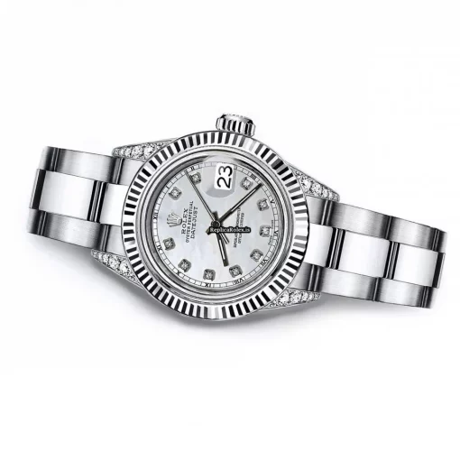 Affordable Replica Rolex Lady-datejust 68274 Automatic Movement 31mm Steel Case Womens Watch - Image 3