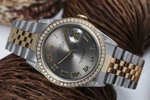 Attractive Copy Rolex Datejust 16233 Automatic Movement 36mm Gold/steel Case Mens/unisex Watch - Image 6