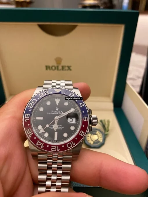 Fabulous Fake Rolex Gmt-master II 126710blro Caliber 3285 Automatic Movement 40mm Steel Case Mens/unisex Watch - Image 7