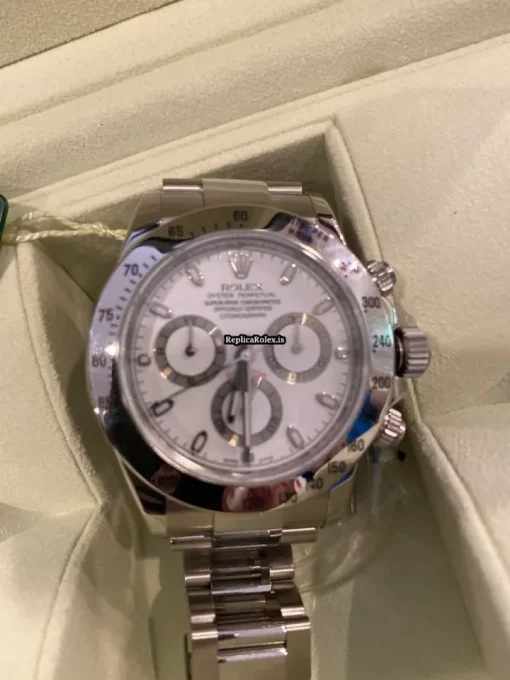 Popular Fake Rolex Daytona 116500ln Caliber 4130 Automatic Movement 40mm Steel Case Mens/unisex Watch - Image 9
