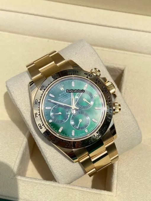 Cool Knockoff Rolex Daytona 116508 Caliber 4130 Automatic Movement 40mm Yellow Gold Case Mens/unisex Watch - Image 2