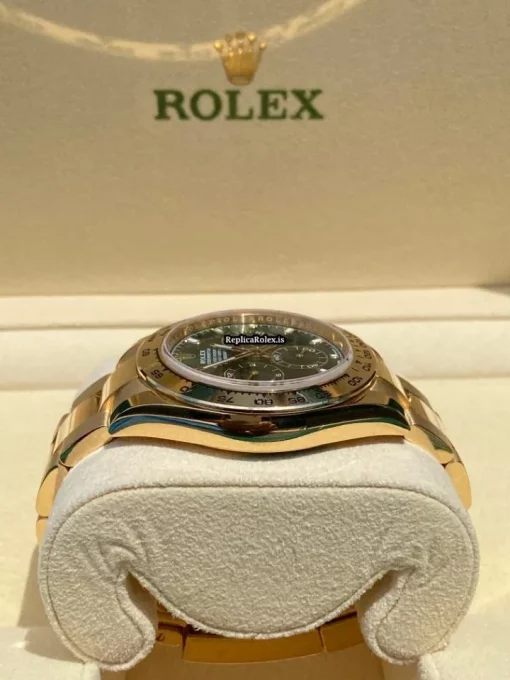 Cool Knockoff Rolex Daytona 116508 Caliber 4130 Automatic Movement 40mm Yellow Gold Case Mens/unisex Watch - Image 5