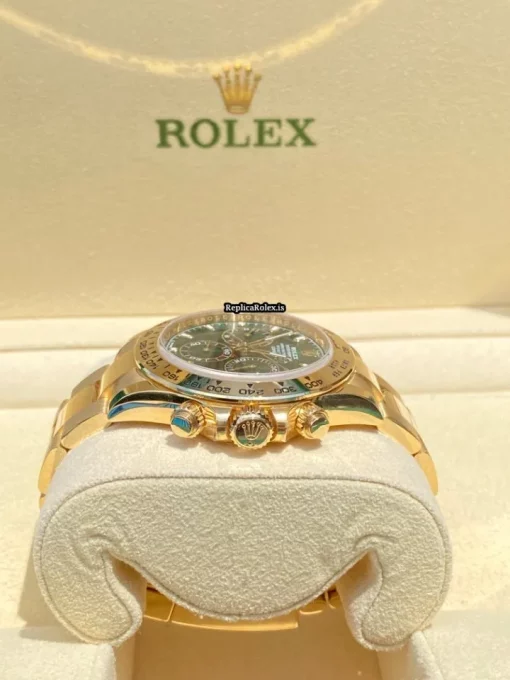 Cool Knockoff Rolex Daytona 116508 Caliber 4130 Automatic Movement 40mm Yellow Gold Case Mens/unisex Watch - Image 6