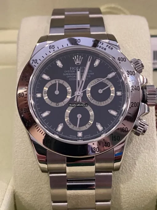 Swiss Fake Rolex Daytona 116520 Caliber 4130 Automatic Movement 40mm Steel Case Mens/unisex Watch