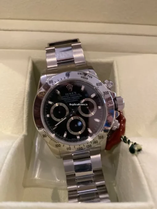 Swiss Fake Rolex Daytona 116520 Caliber 4130 Automatic Movement 40mm Steel Case Mens/unisex Watch - Image 10