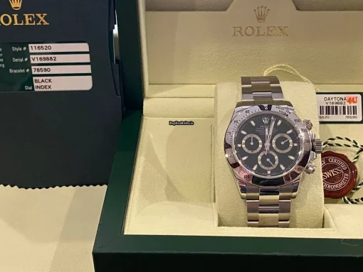 Swiss Fake Rolex Daytona 116520 Caliber 4130 Automatic Movement 40mm Steel Case Mens/unisex Watch - Image 2