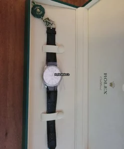 Excellent Clone Rolex Cellini Date 50519 Caliber 3165 Automatic Movement 45mm White Gold Case Mens/unisex Watch
