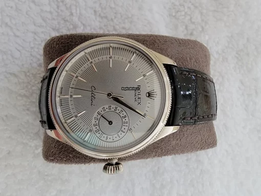 Excellent Clone Rolex Cellini Date 50519 Caliber 3165 Automatic Movement 45mm White Gold Case Mens/unisex Watch - Image 5