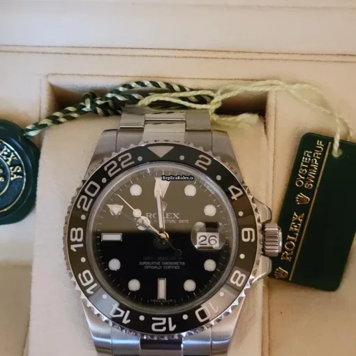 Luxury Replica Rolex Gmt-master II 116710ln Caliber 3186 Automatic Movement 40mm Steel Case Mens/unisex Watch