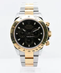 Swiss Replica Rolex Daytona 116523 Caliber 4130 Automatic Movement 40mm Gold/steel Case Mens/unisex Watch