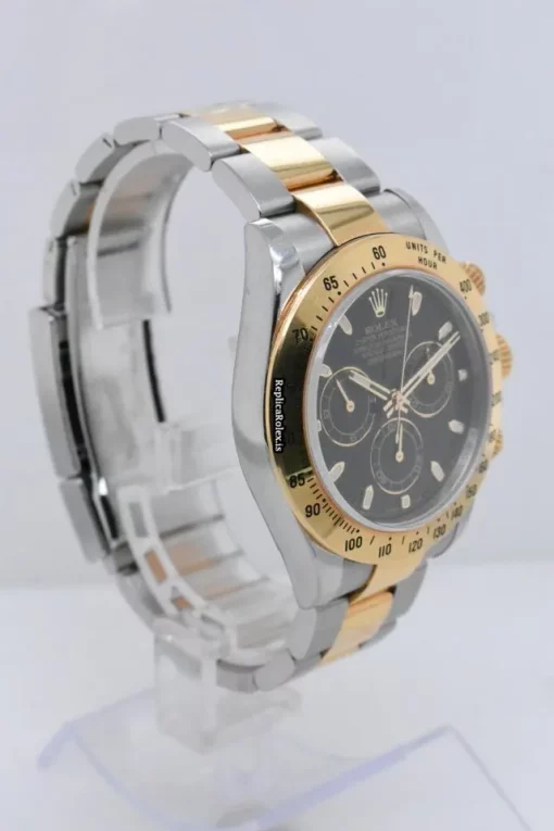 Swiss Replica Rolex Daytona 116523 Caliber 4130 Automatic Movement 40mm Gold/steel Case Mens/unisex Watch - Image 3