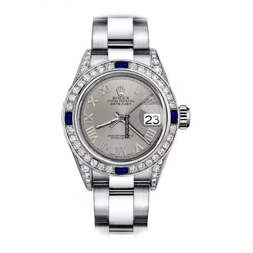 Pleasing Fake Rolex Oyster Perpetual Lady Date 69160 Automatic Movement 26mm Steel Case Womens Watch