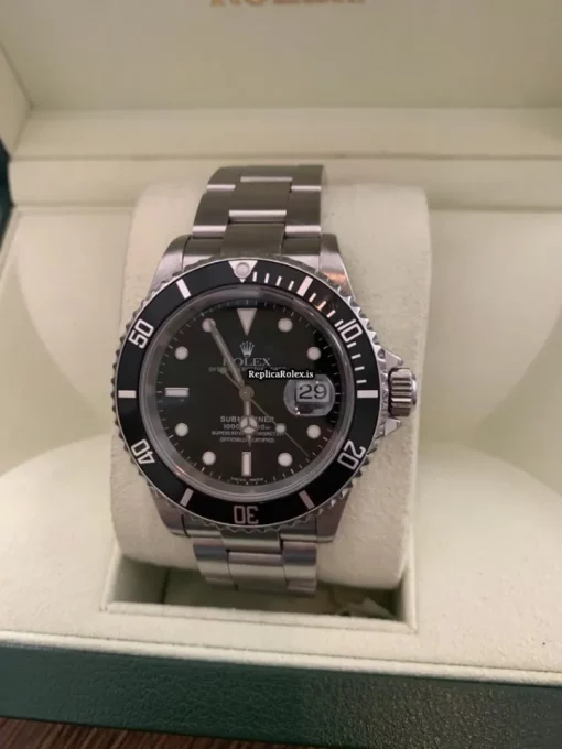 High Quality Replica Rolex Submariner Date 16610 Caliber 3135 Automatic Movement 40mm Steel Case Mens/unisex Watch - Image 2