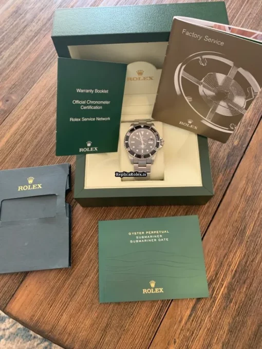 High Quality Replica Rolex Submariner Date 16610 Caliber 3135 Automatic Movement 40mm Steel Case Mens/unisex Watch - Image 5