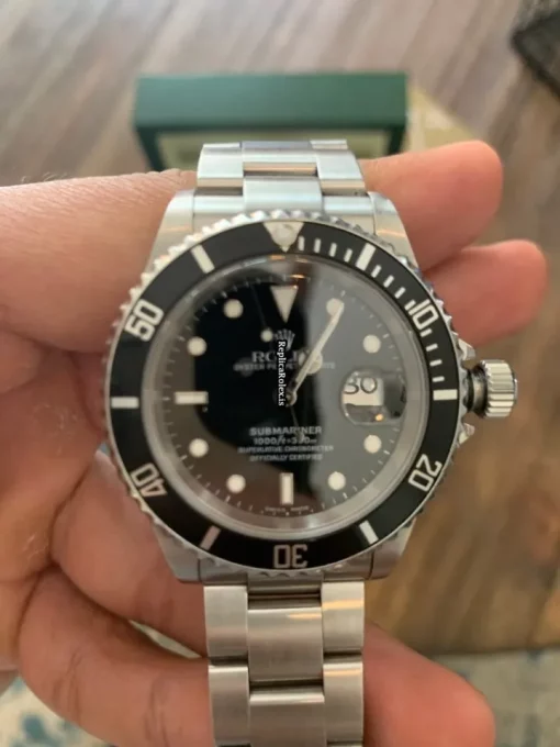 High Quality Replica Rolex Submariner Date 16610 Caliber 3135 Automatic Movement 40mm Steel Case Mens/unisex Watch - Image 6