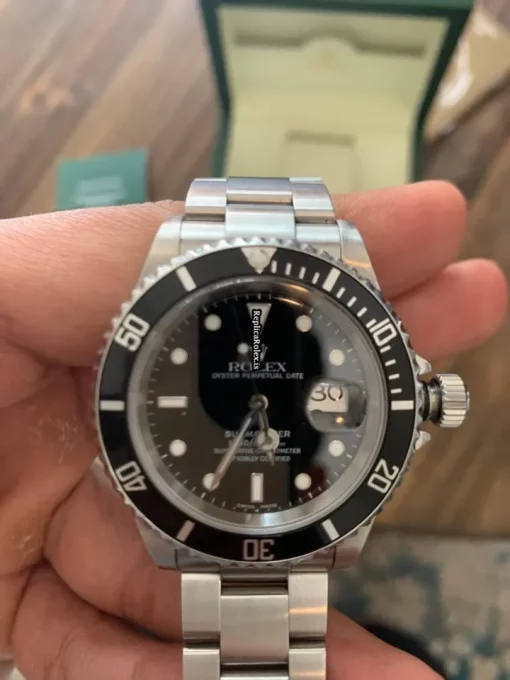 High Quality Replica Rolex Submariner Date 16610 Caliber 3135 Automatic Movement 40mm Steel Case Mens/unisex Watch - Image 7