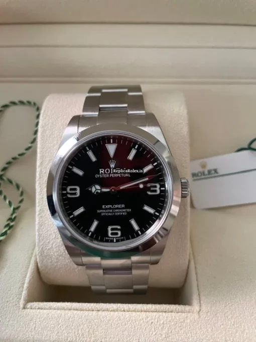 Perfect Imitation Rolex Explorer 214270 Caliber 3132 Automatic Movement 39mm Steel Case Mens/unisex Watch - Image 2