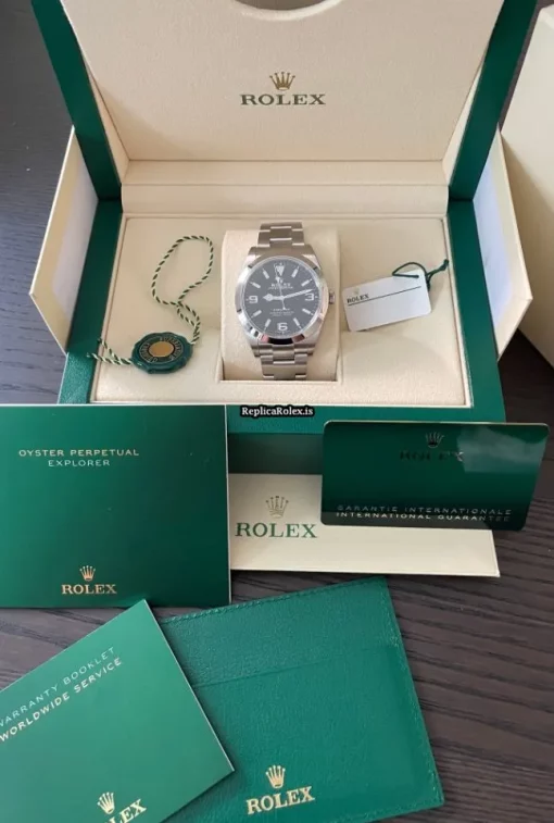 Perfect Imitation Rolex Explorer 214270 Caliber 3132 Automatic Movement 39mm Steel Case Mens/unisex Watch - Image 4