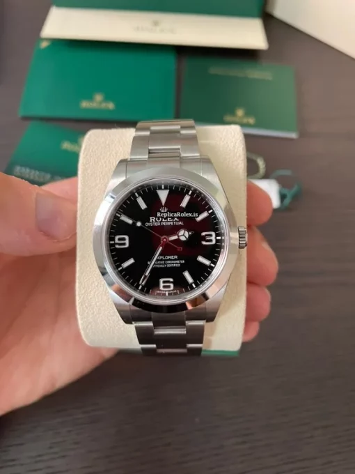 Perfect Imitation Rolex Explorer 214270 Caliber 3132 Automatic Movement 39mm Steel Case Mens/unisex Watch - Image 5