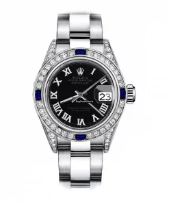 Best Fake Rolex Oyster Perpetual Lady Date 69160 Automatic Movement 26mm Steel Case Womens Watch
