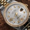 Wonderful Fake Rolex Datejust 16013 Automatic Movement 36mm Gold/steel Case Mens/unisex Watch