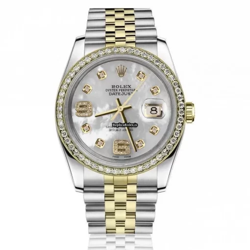 Wonderful Fake Rolex Datejust 16013 Automatic Movement 36mm Gold/steel Case Mens/unisex Watch - Image 10