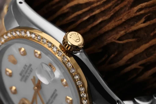 Wonderful Fake Rolex Datejust 16013 Automatic Movement 36mm Gold/steel Case Mens/unisex Watch - Image 2