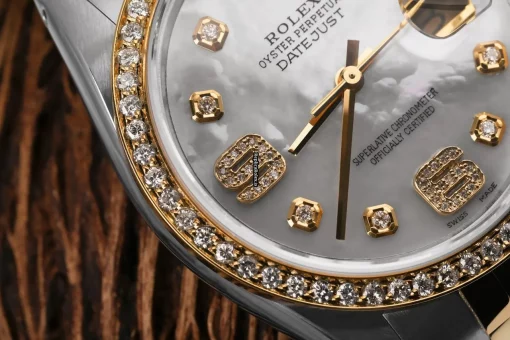Wonderful Fake Rolex Datejust 16013 Automatic Movement 36mm Gold/steel Case Mens/unisex Watch - Image 3