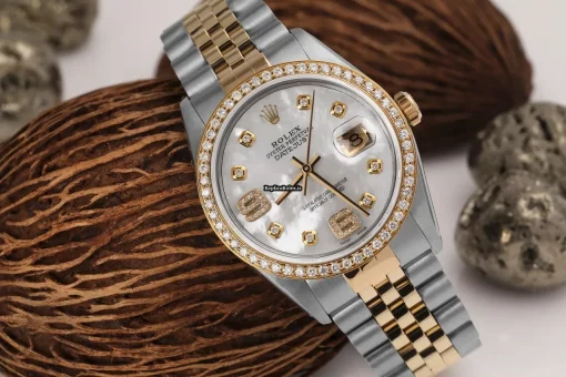 Wonderful Fake Rolex Datejust 16013 Automatic Movement 36mm Gold/steel Case Mens/unisex Watch - Image 6