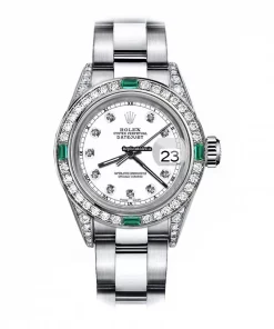 Fantastic Fake Rolex Oyster Perpetual Lady Date 69160 Automatic Movement 26mm Steel Case Womens Watch