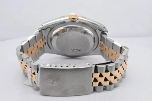Appealing Knockoff Rolex Datejust 16233 Caliber 3135 Automatic Movement 36mm Gold/steel Case Mens/unisex Watch - Image 5