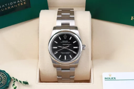 Pleasing Replica Rolex Oyster Perpetual 34 124200-0002 Automatic Movement 34mm Steel Case Watch